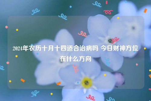 2024年农历十月十四适合治病吗 今日财神方位在什么方向